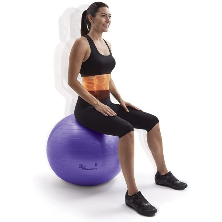 Ballon de gym - 55cm - violet