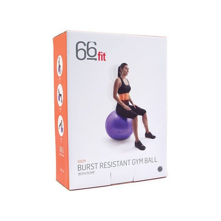 Ballon de gym - 55cm - violet