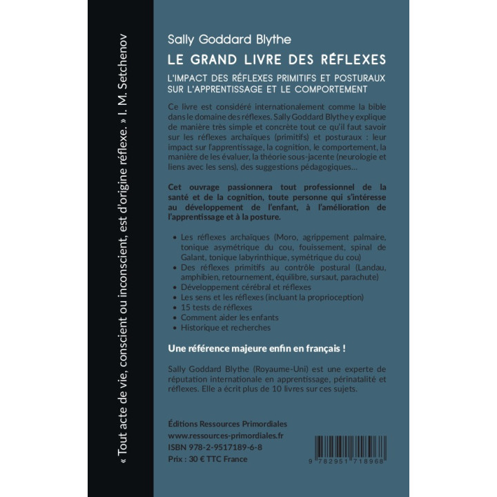 Le Grand Livre des réflexes - Sally Goddard Blythe