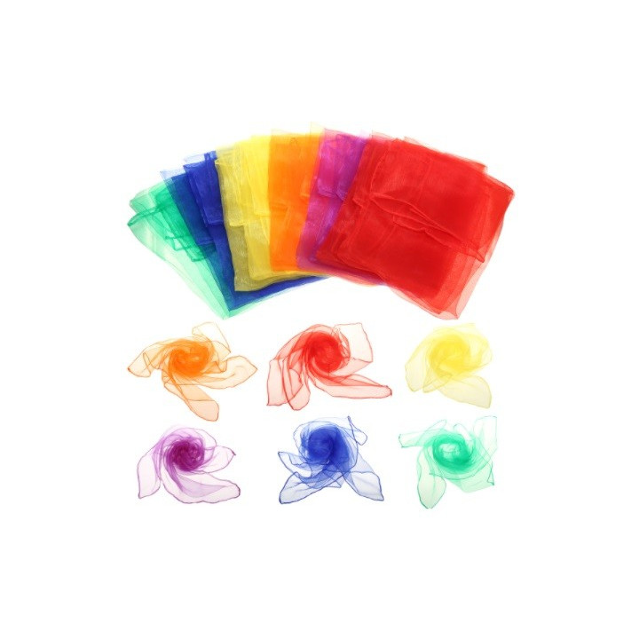 12 foulards de jonglage