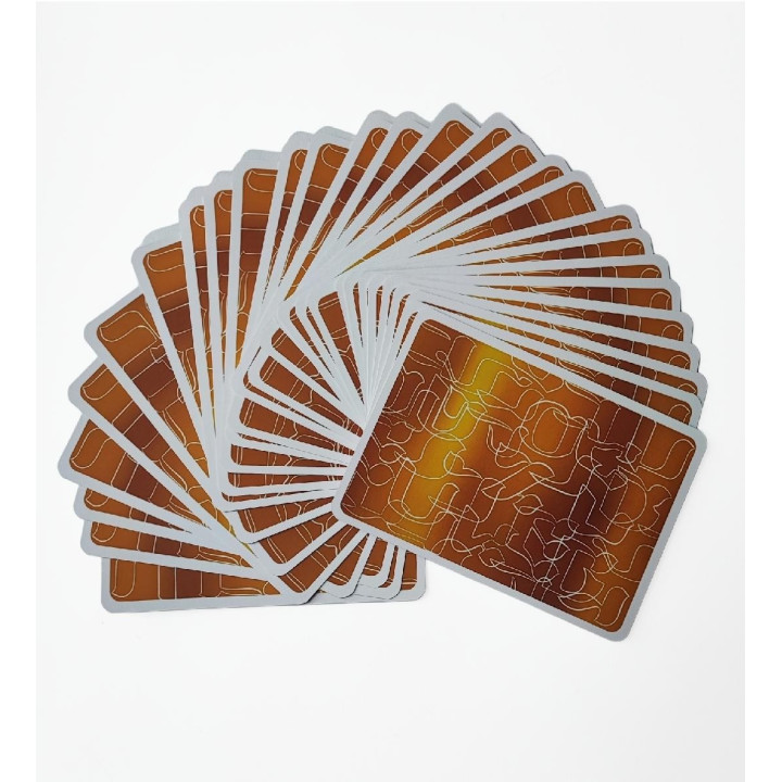 Jeu de cartes Lettres Hébraïques en couleur