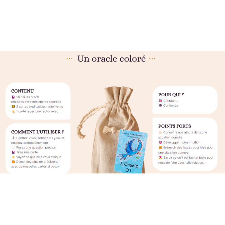 L'Oracle O - Vis tes émotions