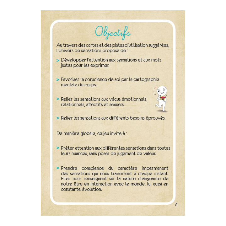 Jeu de cartes - L'univers des sensations