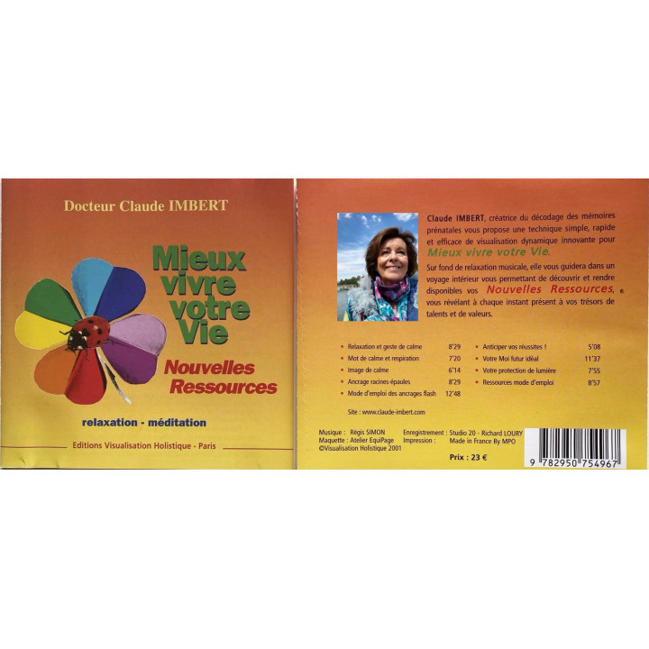 CD (mp3) - Mieux vivre votre vie - Nouvelles Ressources - Claude Imbert