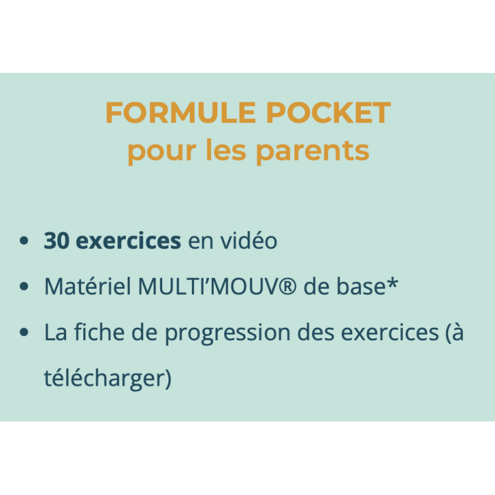 MULTI'MOUV® - Formule POCKET