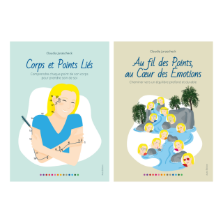 Pack 2 livres de Claudia JURASCHECK (Corps et Points Liés - Au Fil des Points)