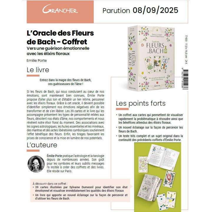 L'Oracle des Fleurs de Bach - Vers une guérison émotionnelle avec les élixirs floraux