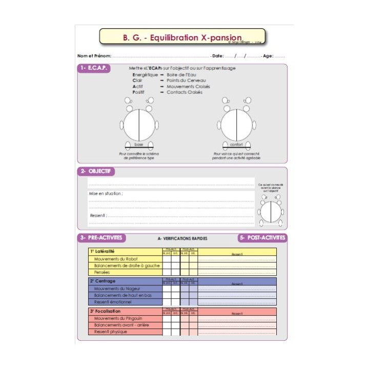 A4 - Fiche Protocole Brain Gym + Grenouille OO