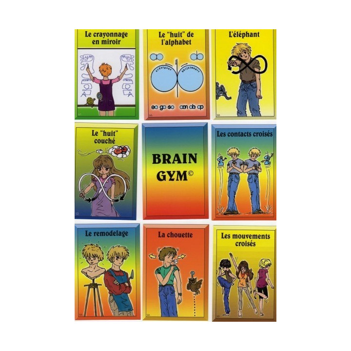 Jeu de cartes de Brain Gym