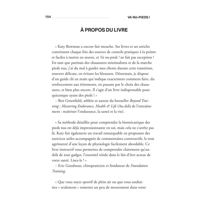 Va nu-pieds!  En route vers le minimalisme de Katy Bowman