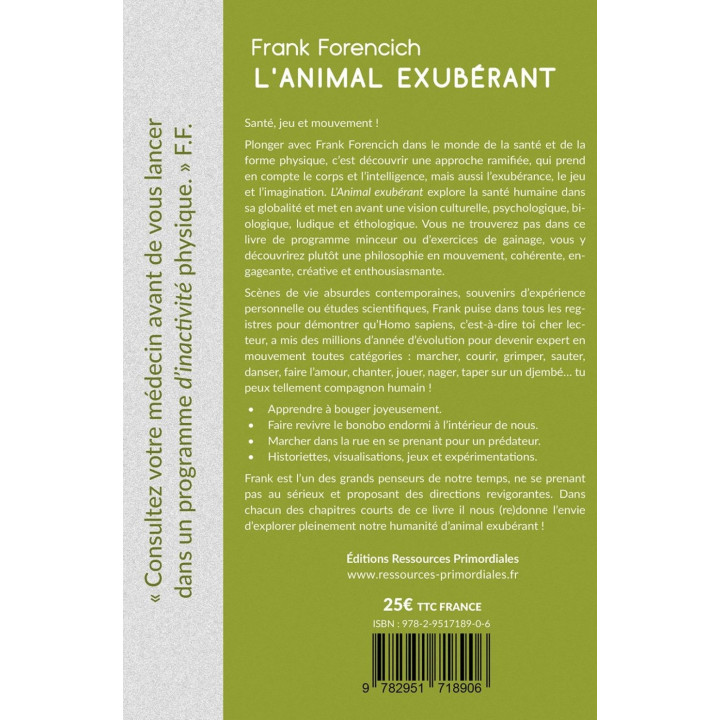 L'Animal exubérant - Frank Forencich