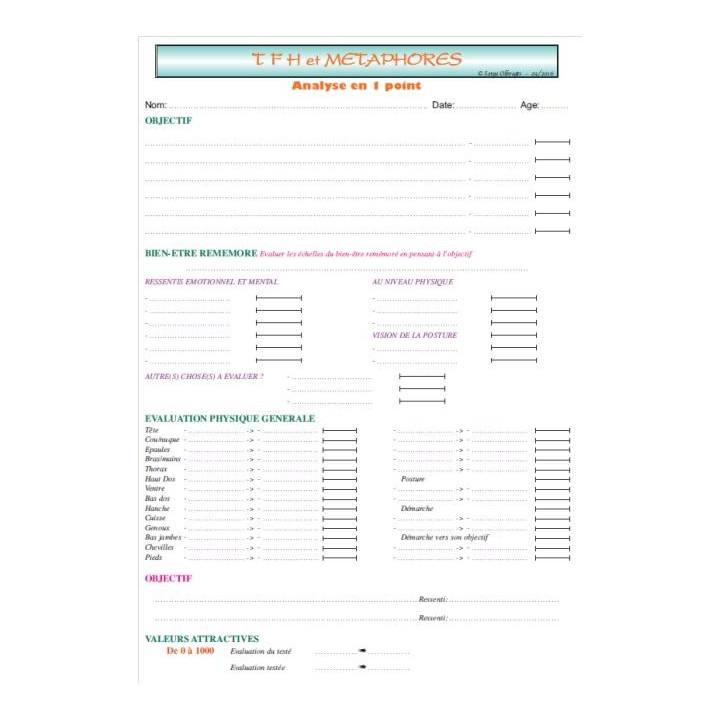 Poster des Emotions des 14 méridiens classés par les 5 éléments