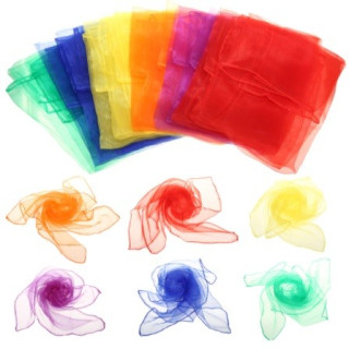 12 foulards de jonglage