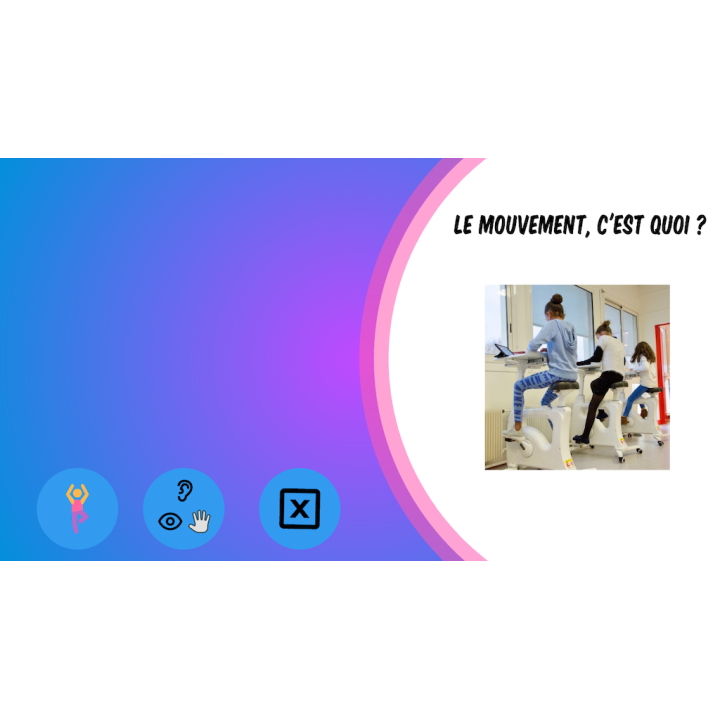 Visioconférence : mouvement et apprentissage