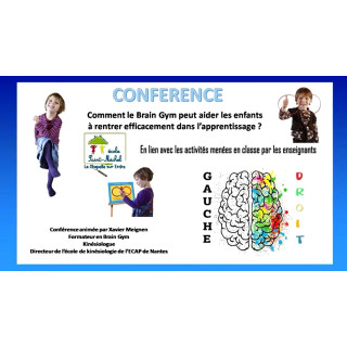 Conférence Brain Gym et Apprentissages scolaires