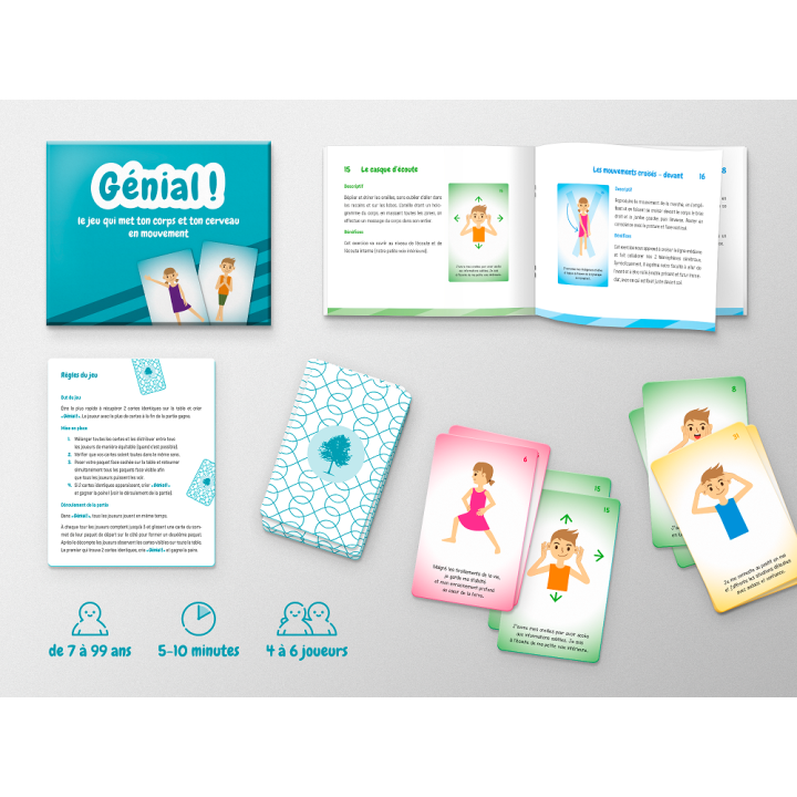 Jeu de cartes Brain Gym Génial !