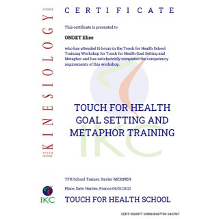 Code Certificat IKC TFH Métaphores TW (participation)