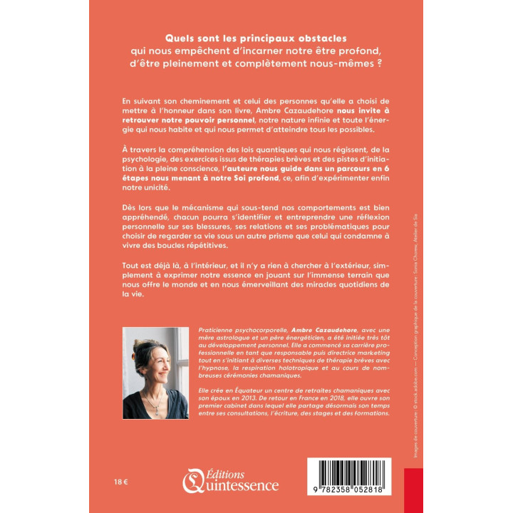 Livre Le parcours qui mène à soi - 6 étapes pour incarner son être profond - Ambre Cazaudehore