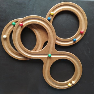 8 en bois MDF (Recto-Verso)