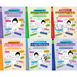 Pack 6 tomes Madame Qi - Christelle Pernot