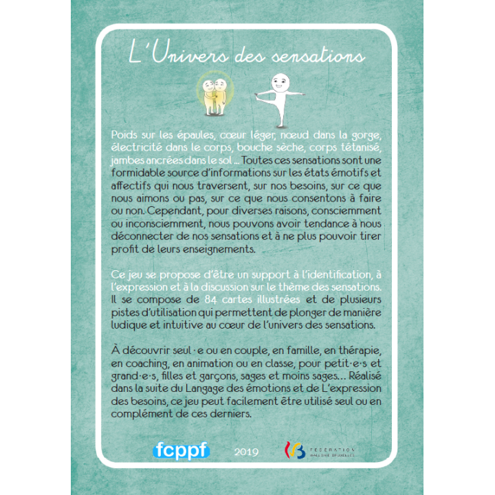 Jeu de cartes - L'univers des sensations