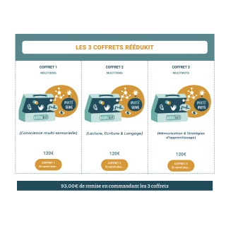 copy of RÉÉDUKIT MULTI'SENS : le parcours n°1 en formule découverte :