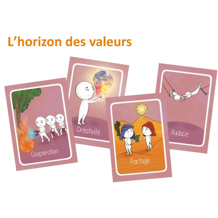 Jeu de cartes - L'horizon des valeurs