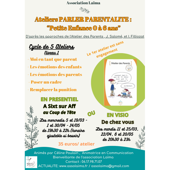 Ateliers Parler Parentalité Ado