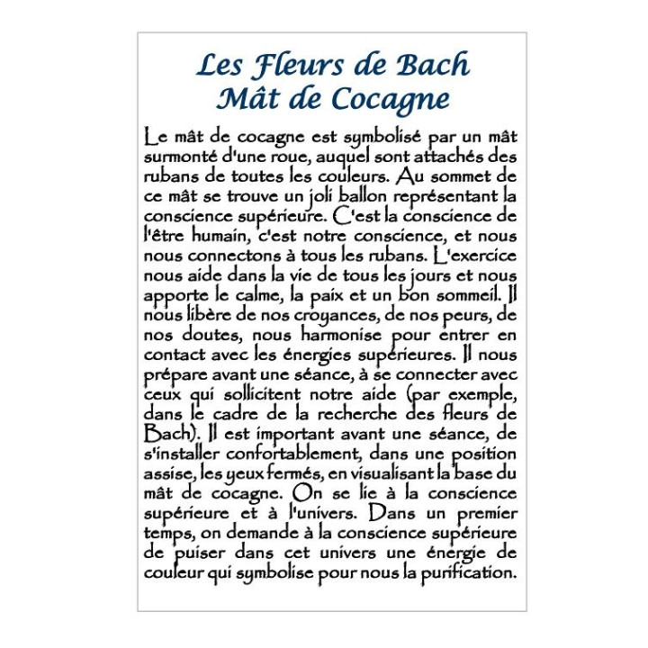 Cartes des Fleurs de Bach