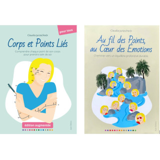 Pack 2 livres de Claudia JURASCHECK (Corps et Points Liés - Au Fil des Points)