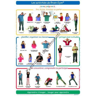Poster Brain Gym Ado-Adulte (petit format)