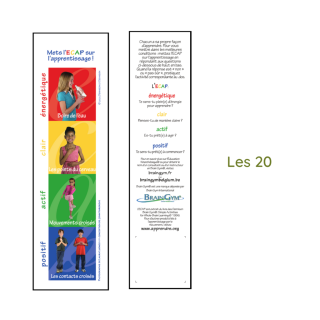 Marque-page ECAP Enfant (lot de 20)