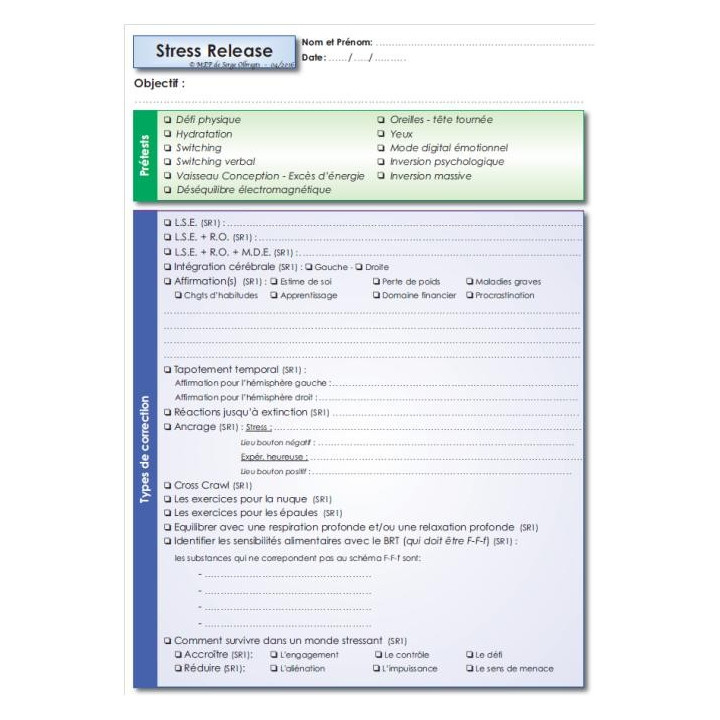 Bloc A4 - Protocole Stress Release