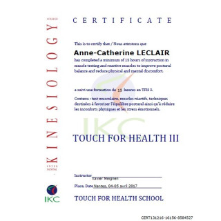 Code Certificat IKC TFH 3