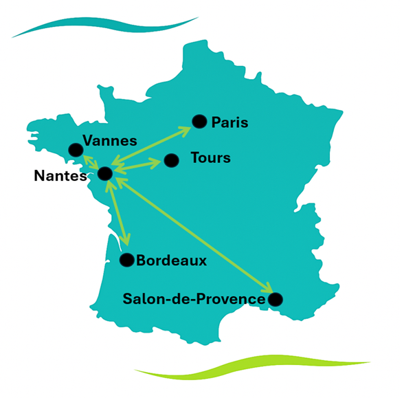 Carte ECAP France
