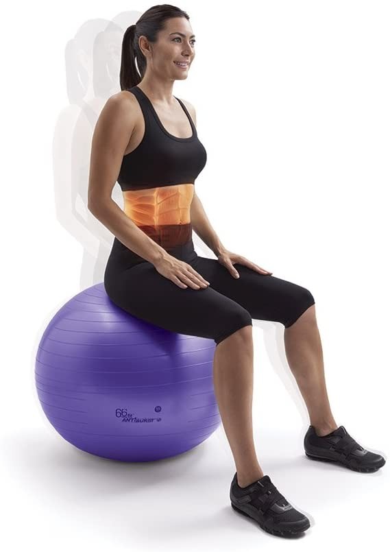 Ballon de gym - 55cm - violet