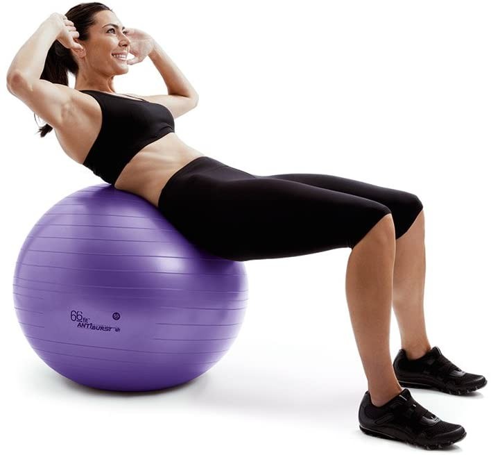 Ballon de gym - 55cm - violet