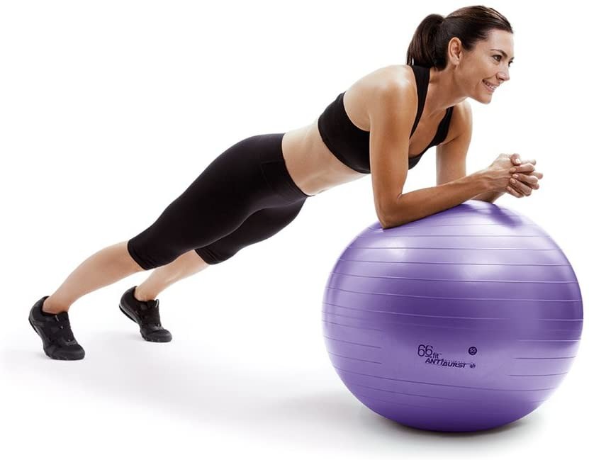 Ballon de gym - 55cm - violet