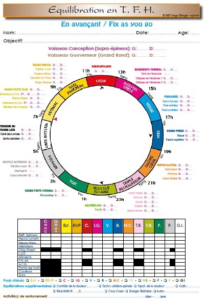 Protocole TFH pour une équilibration en avançant des 42 muscles - RECTO-VERSO