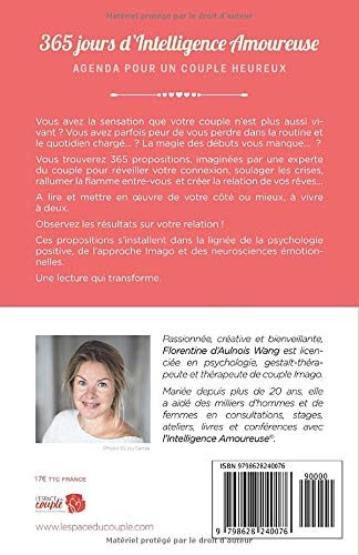 365 jours d'Intelligence amoureuse - Florentine d'Aulnois-Wang