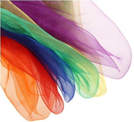 12 foulards de jonglage