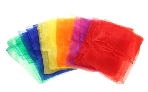 12 foulards de jonglage