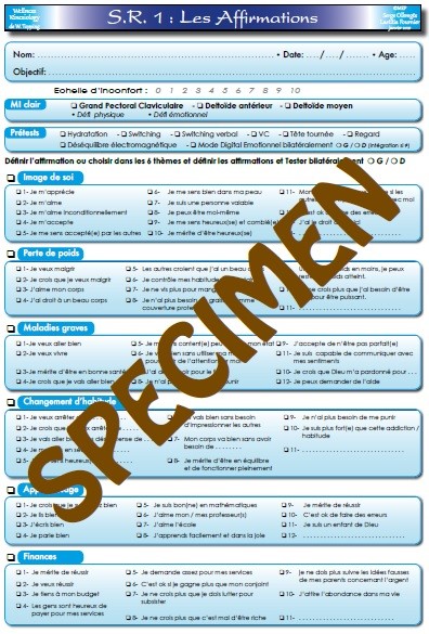 Bloc A4 - Affirmations Stress Release 1 (recto)