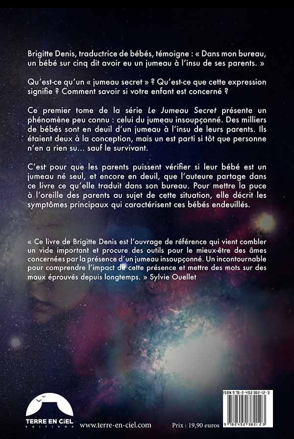 Livre - Le jumeau secret - Brigitte Denis