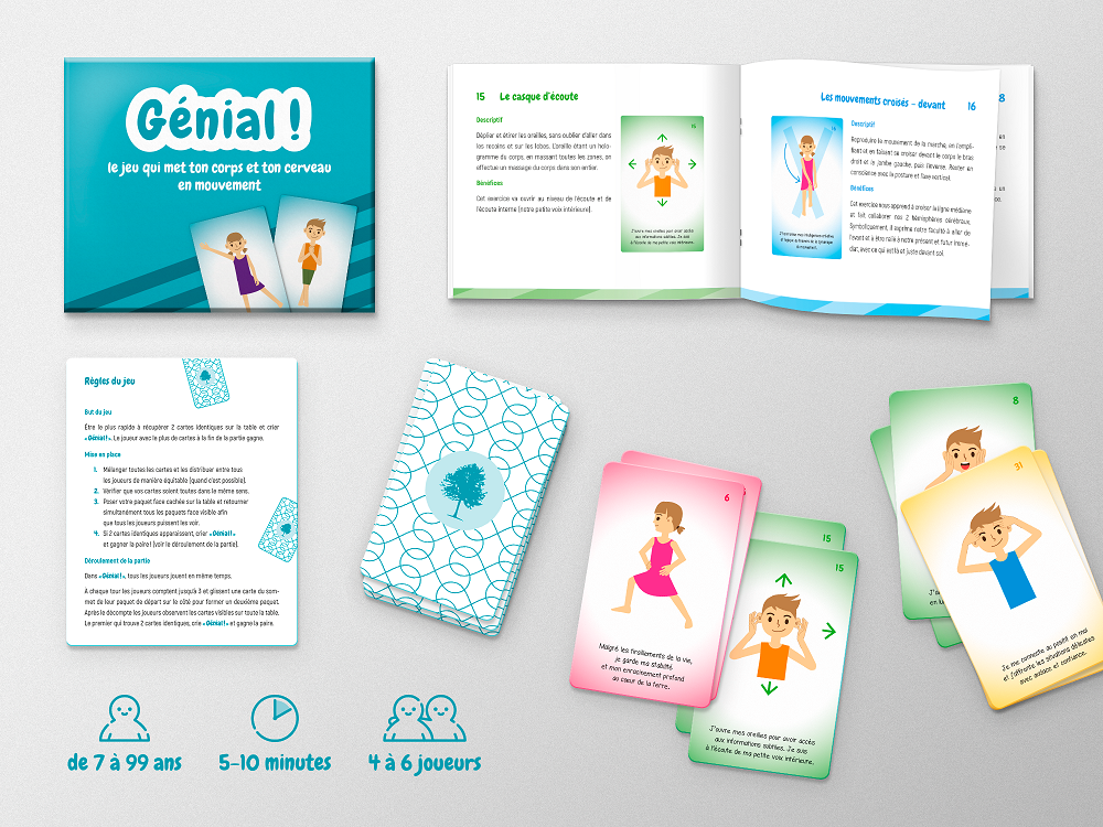 Jeu de cartes Brain Gym Génial !
