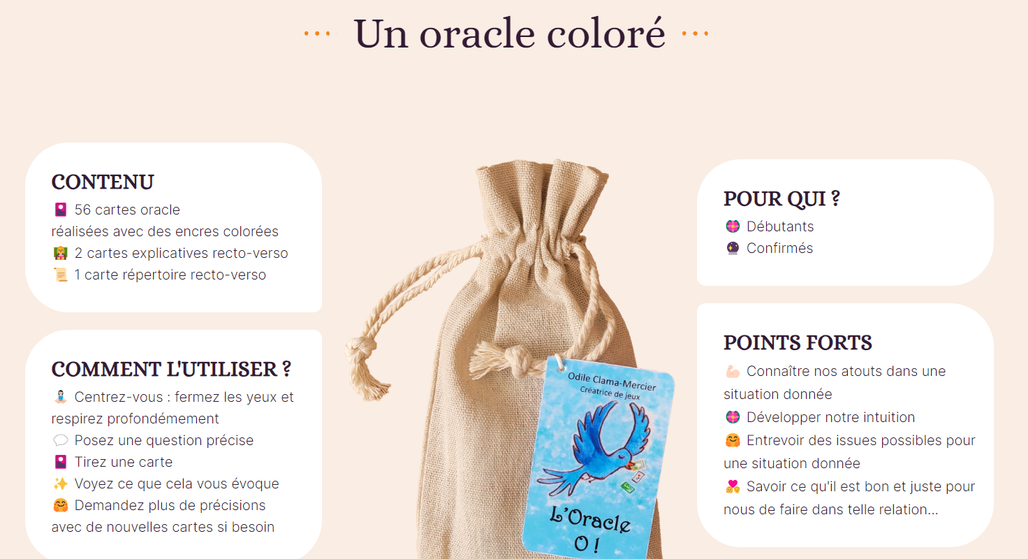 L'Oracle O - Vis tes émotions