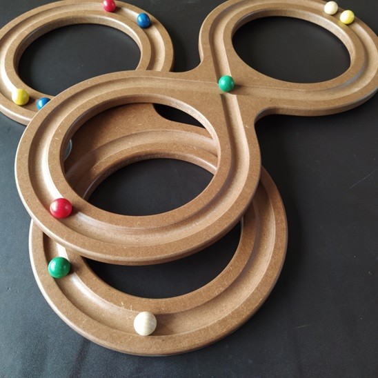 8 en bois MDF (Recto-Verso)