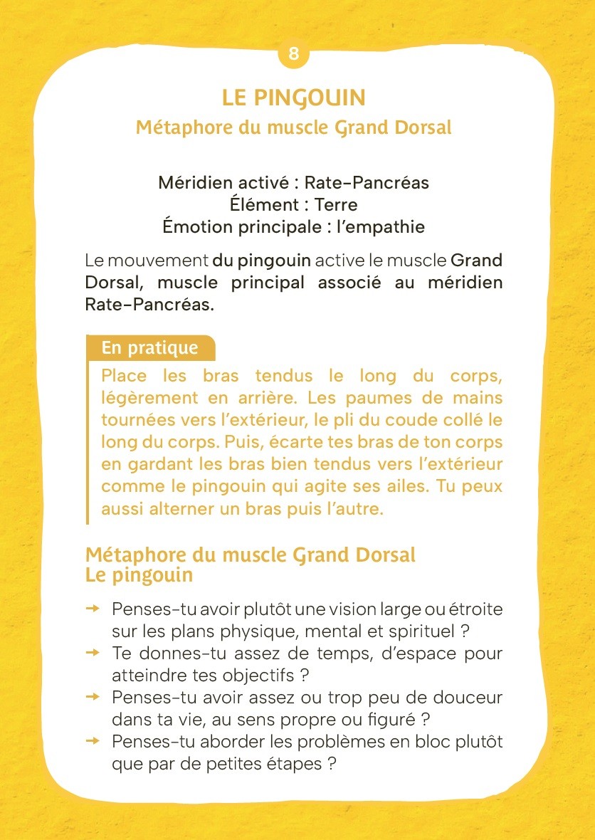 Jeu de cartes "La Santé par le Toucher"
