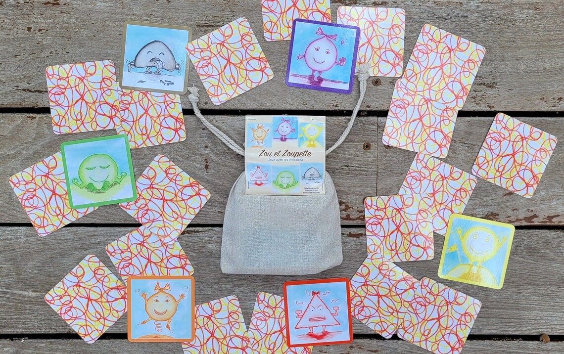 Jeu de cartes Zou et Zoupette