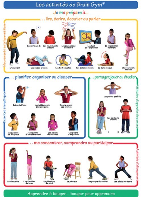 Poster Brain Gym Enfant (grand format)